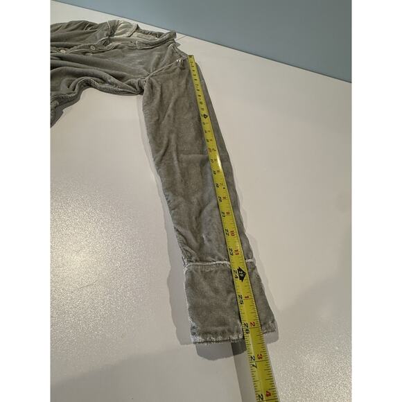 CP Shades + Garnet Hill Romy Velvet Silk Button Down Shirt Sz L Holiday USA $378 - Picture 11 of 11